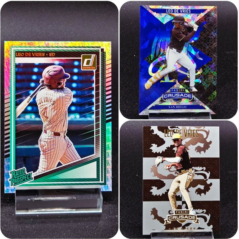 Leo De Vries Liberty Crusade Cracked Ice RC Athletics Top Prospect